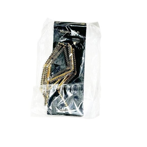 NEW Massimo Dutti Gold-plated long earrings - Picture 6 of 6